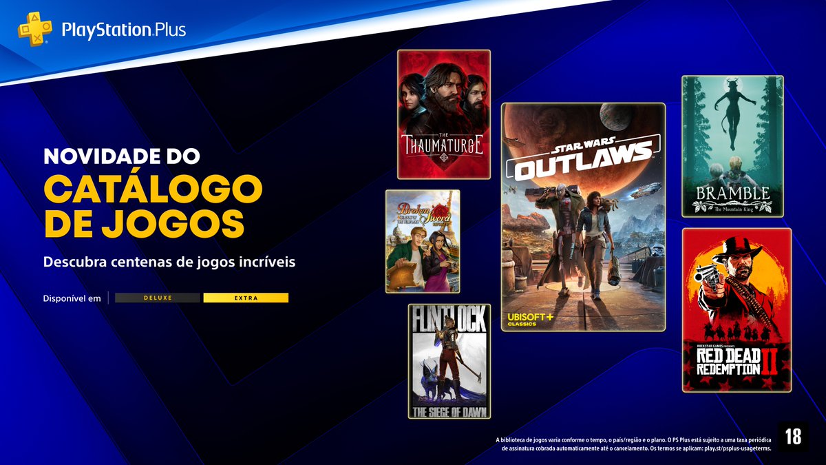 PS Plus Extra Deluxe Maio 2026