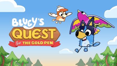 Bluey's Quest for the Gold Pen