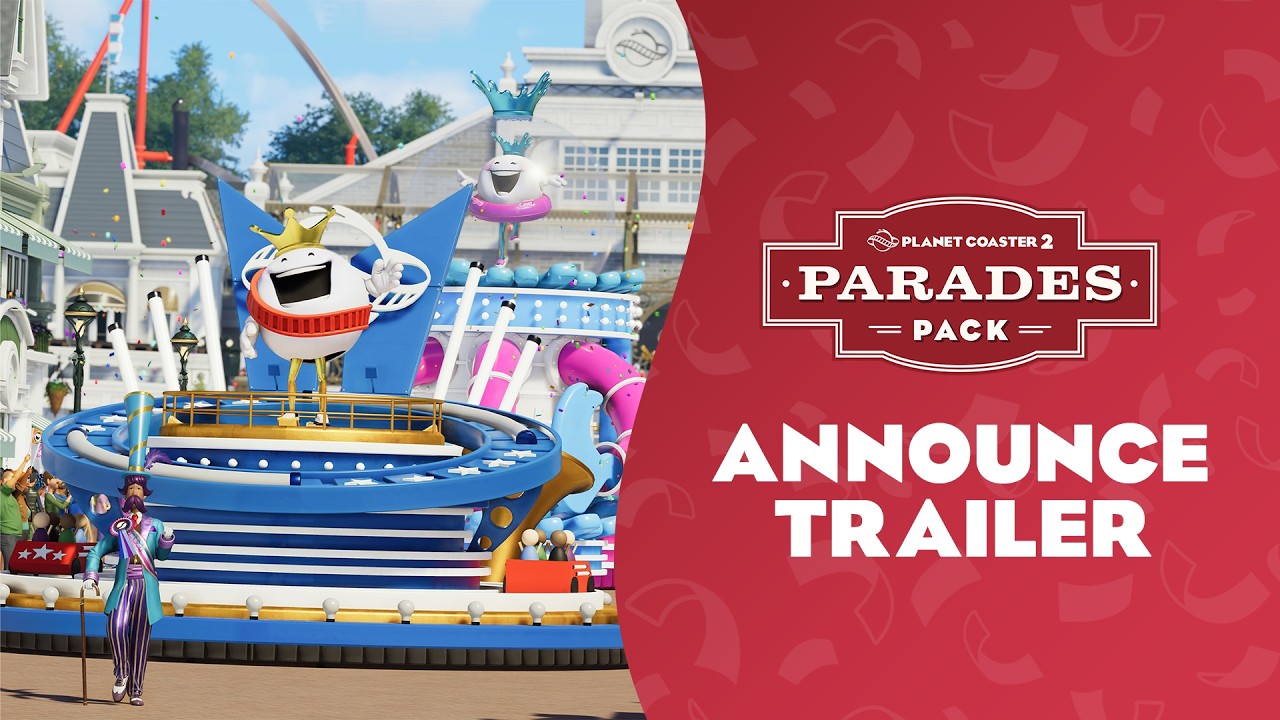 DLC Parades Pack é anunciado para Planet Coaster 2