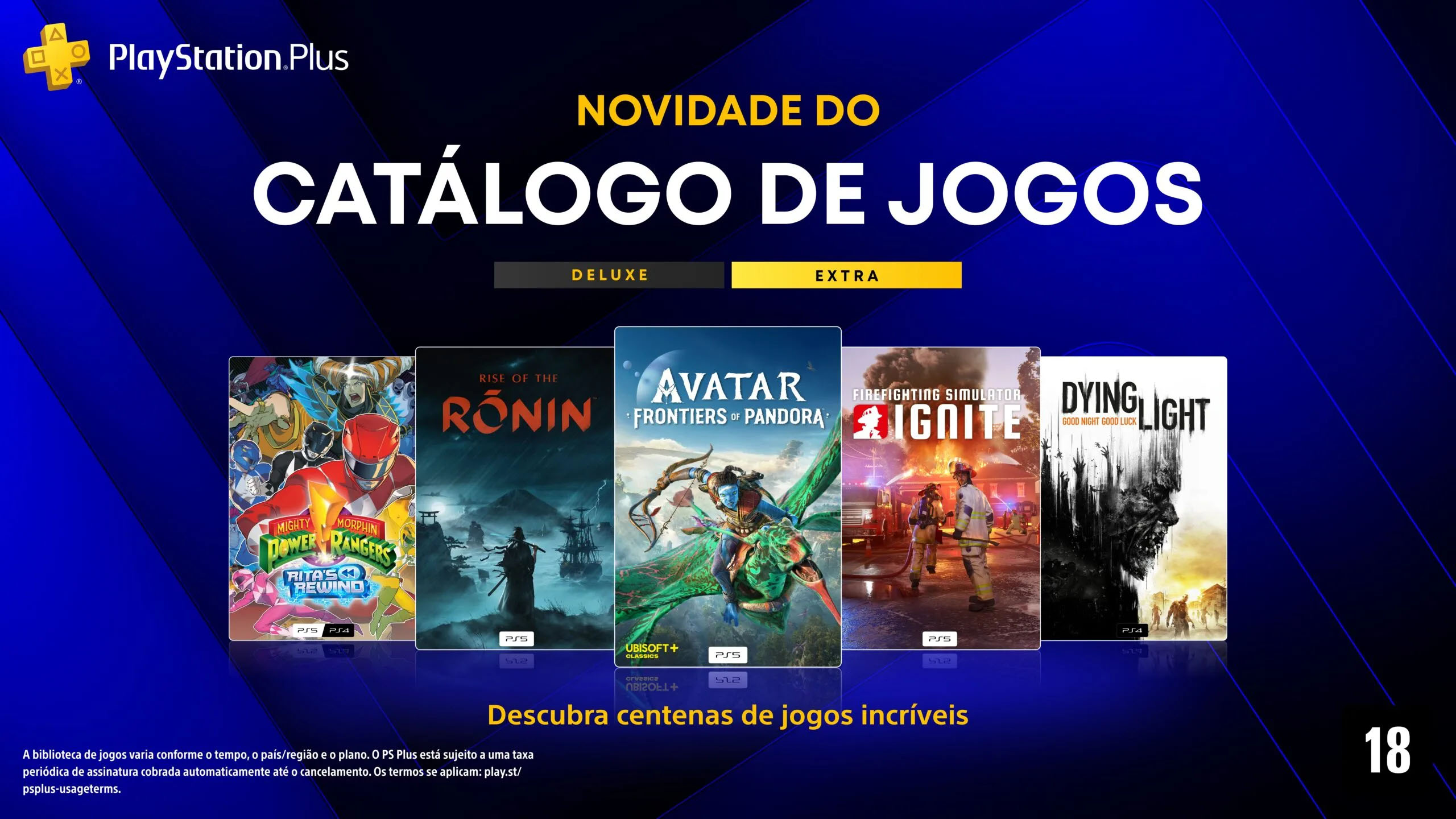 PS Plus Extra Deluxe Julho 2026 BR