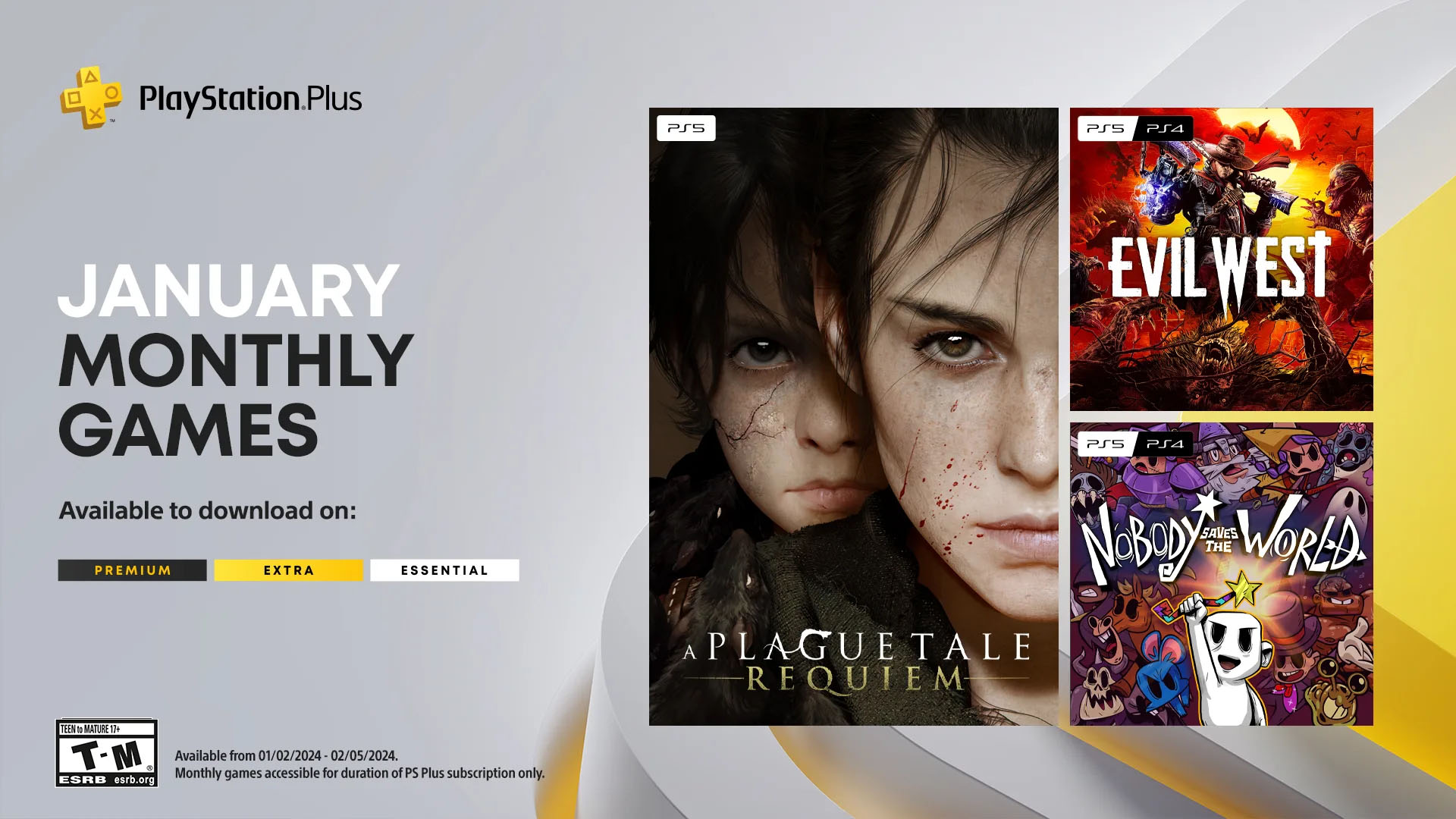 PS Plus Janeiro 2023