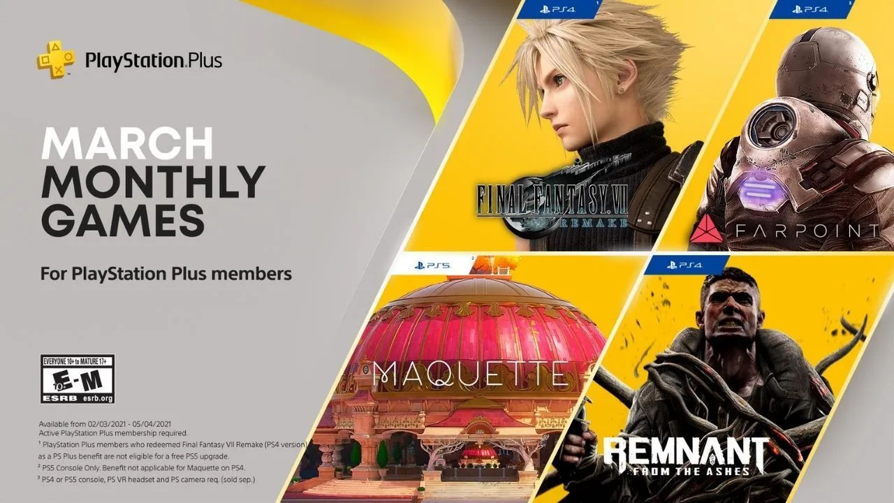 PS Plus Março 2021
