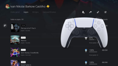 PS5 Jogos Perfil