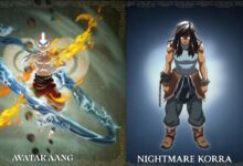 Avatar Legends: The Fighting Game Nightmare Korra e Avatar Aang